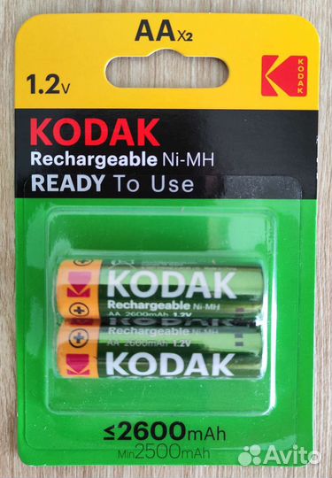 Аккумуляторы kodak 2600mAh