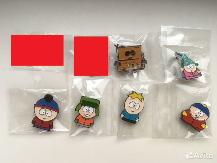 Значки с героями Южного парка (South park)