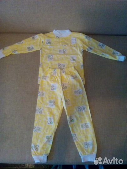 Новые пижамы на девочку 4-7лет