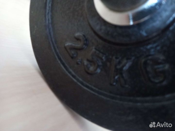 Гантель разборная