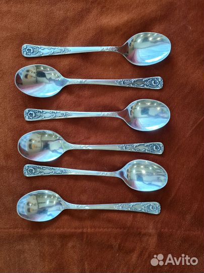 Ложки посеребренные столовые 6 шт
