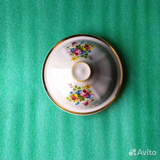 Тарелка масла/сыра. Дулево. 1960/70 г