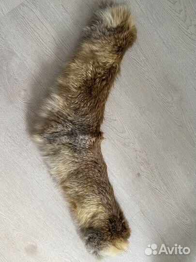 Меховой воротник лиса
