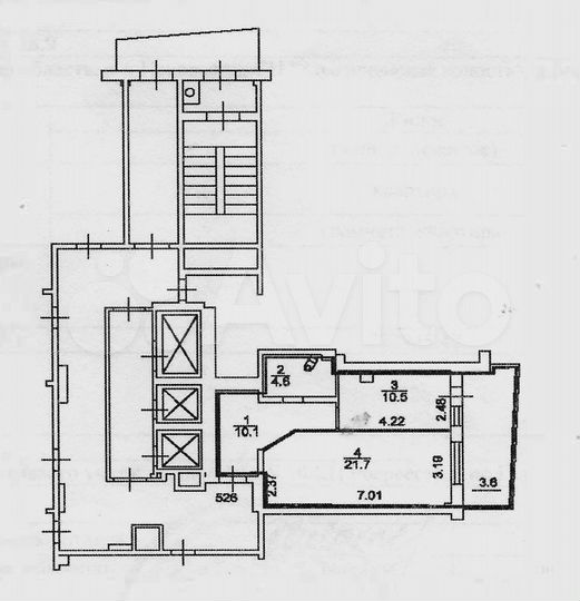 2-к. квартира, 59 м², 3/18 эт.