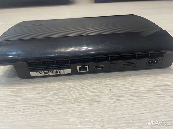 Sony PS3 super slim прошитая 90 игр, 5 джойстиков