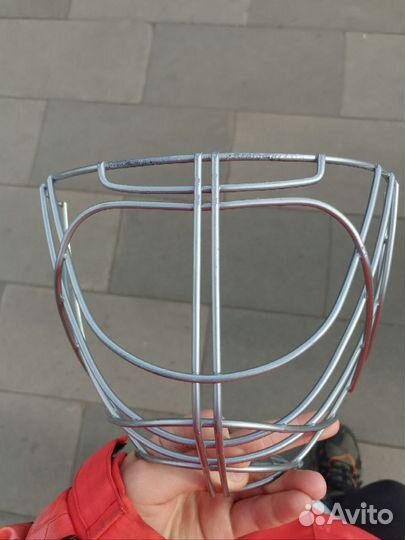 Сетка для вратарского шлема, хоккей с мячом