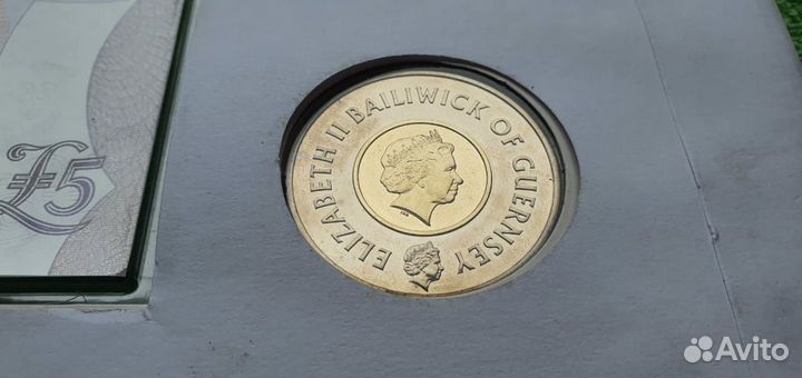 Коллекционный конверт (монета и банкнота), 1999г