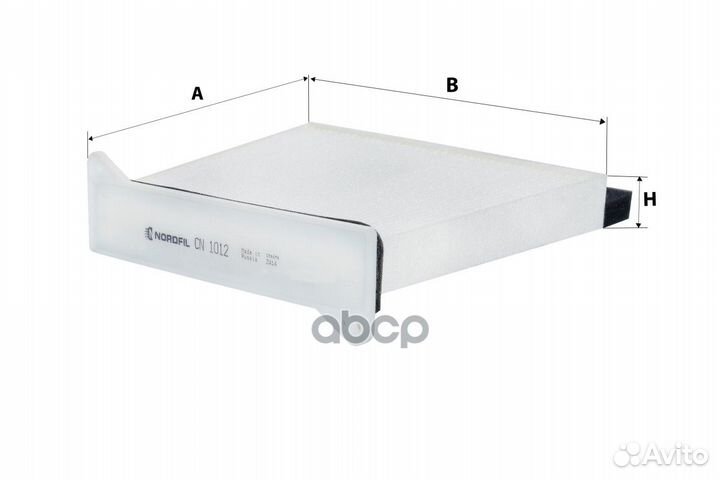 Фильтр салона Mitsubishi/Nordfil/ CN1012 nordfil