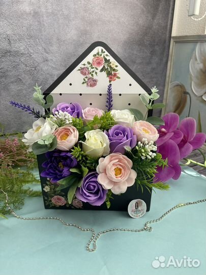 Букет цветов из мыла