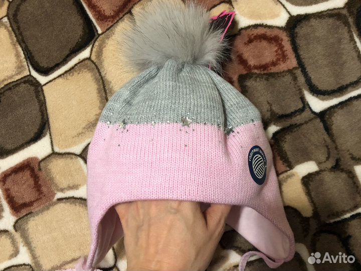 Шапка детская зимняя для девочки