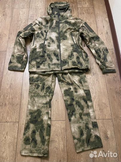 Костюм тактический softshell (мох, олива)