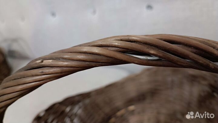 Плетёная корзина поднос для летних фотосессий