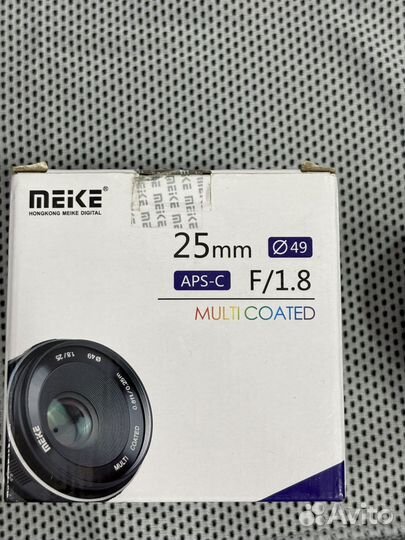 Meike 25mm f1.8 для fujifilm