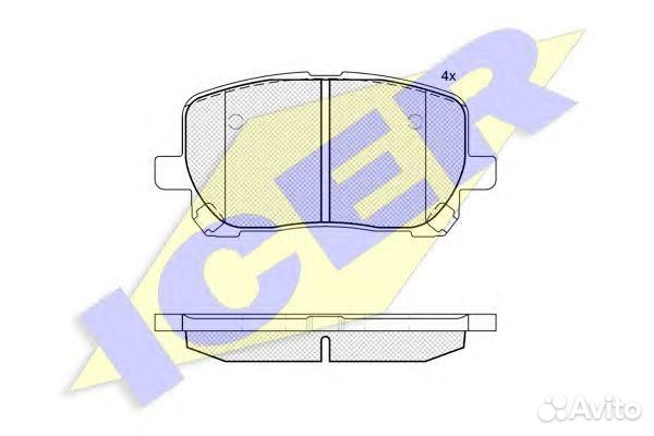 Колодки тормозные передние