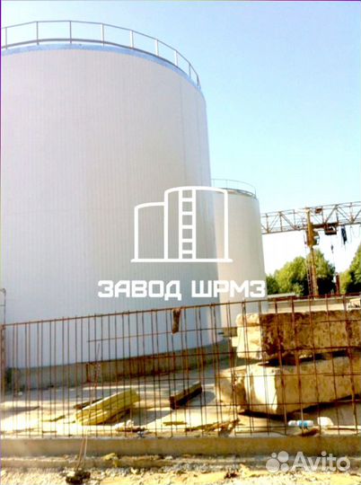 Резервуар вертикальный стальной 700 кубов