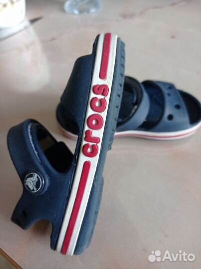 Сандалики crocs оригинал 21-22 размер синие