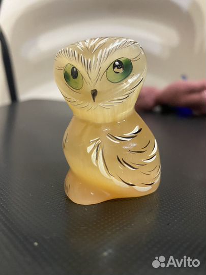 Статуэтка сова из селенита