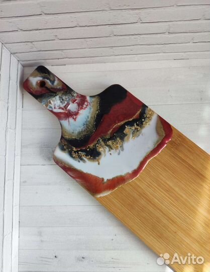 Доска деревянная сервировочная