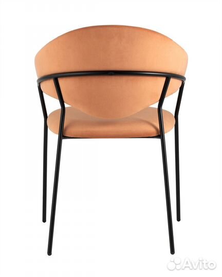 Стул Алексис велюр оранжевый