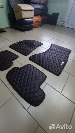 Коврики из экокожи для Mitsubishi Colt