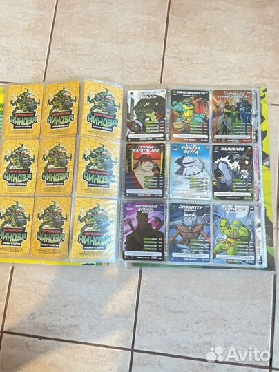 Черепашка-ниндзя альбом с карточками
