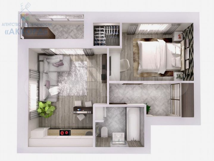 2-к. квартира, 38,8 м², 5/16 эт.