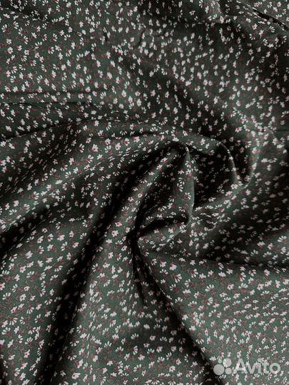 Ткани отрезы фактурный хлопок батист лён