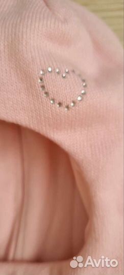 Шапка шлем на девочку 46-48