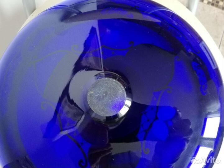 Ваза для фруктов. Богемское стекло