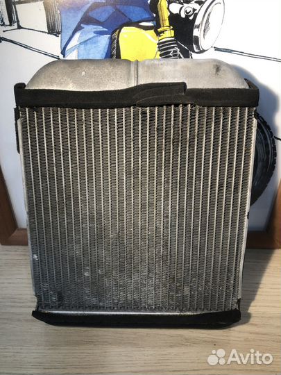 Радиатор печки на toyota carina 6