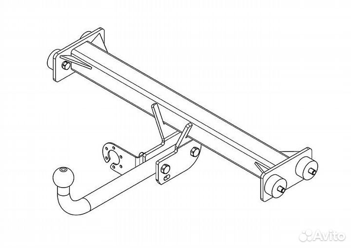 Фаркоп Volkswagen T4 1994-2003 AvtoS VW 17