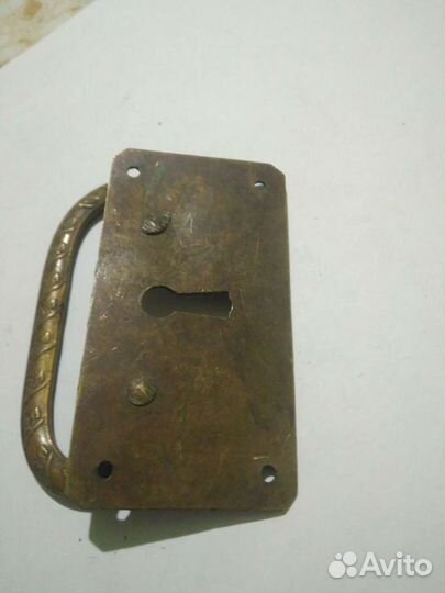 Ручка от ящика комода, бронза