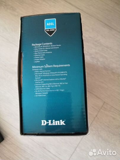 Универсальный роутер D-link DSL-2640U Annex B