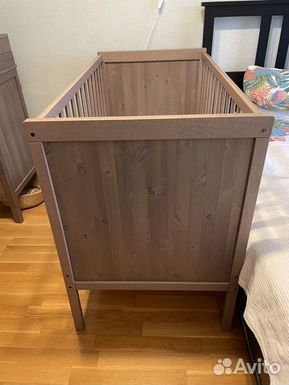 Коватка детская IKEA Sundvik с матрасом