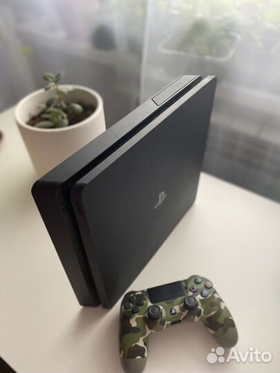 Sony playstation 4 slim 1 tb + игры