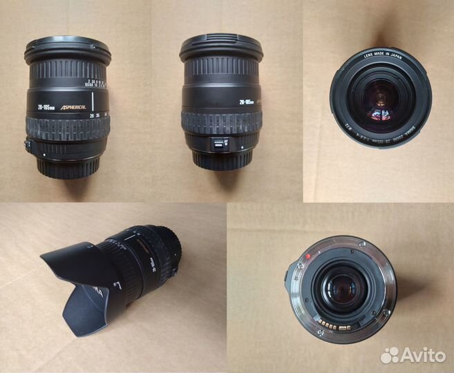 Фотообъективы Зенитар и Sigma