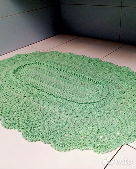 Вязаный ковер