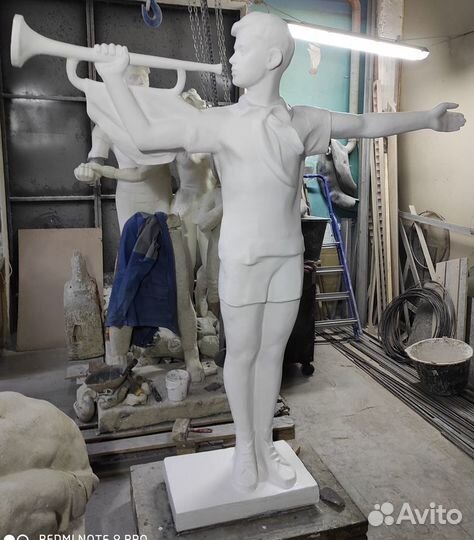 Скульптуры СССР Оригинал Реставрация