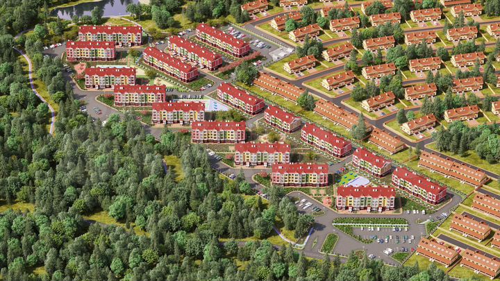 2-к. квартира, 56,4 м², 4/4 эт.