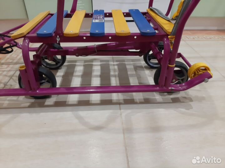 Детские санки с колесами