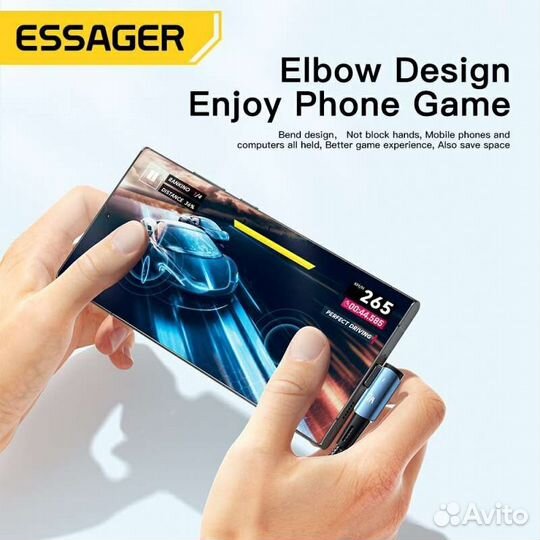 Essager 7A USB C кабель 90 градусов USB Type