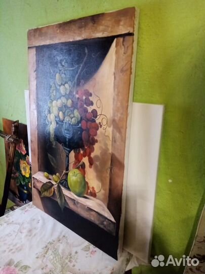 Картина маслом на холсте цветы