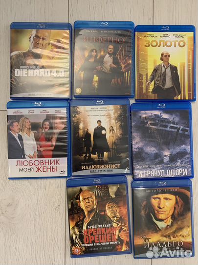 Фото обновлены.1000 blu-ray и DVD из коллекц