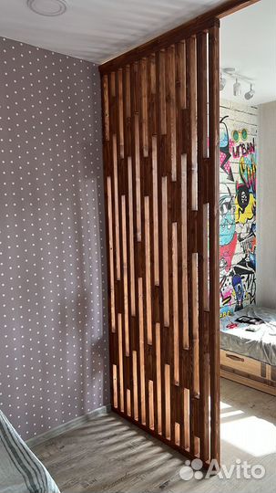 Перегородка из реек