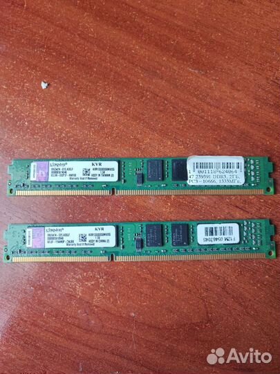 Оперативная память ddr3 Kingston kvrd3s8n9/2g