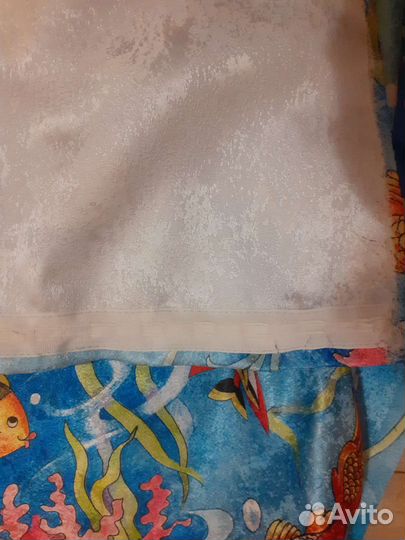 Детская ткань с морским рисунком