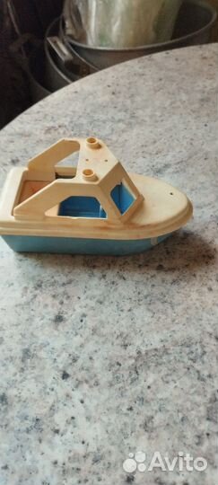 Игрушка катер СССР