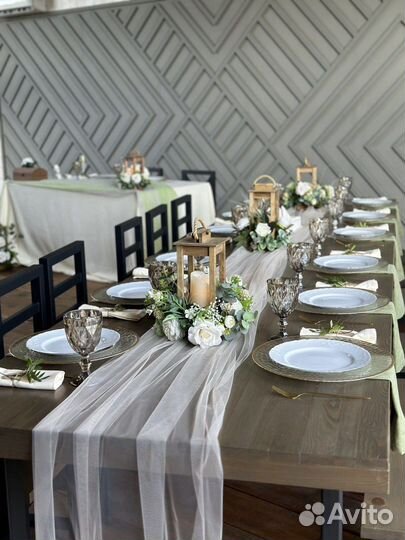 Оформление зала для свадьбы