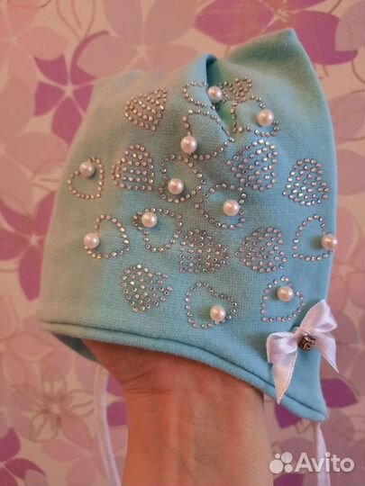 Шапка детская для девочки новая