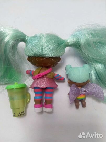 Куколка и малышка лол Радуга lol